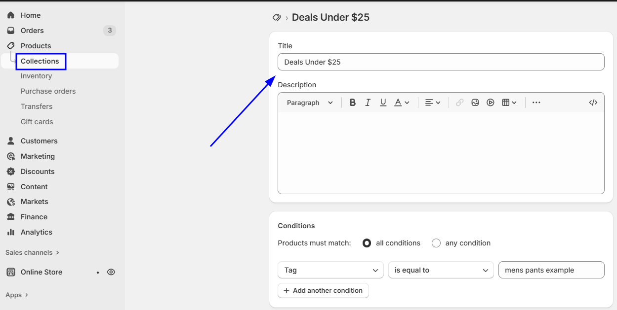 Create BFCM-focused collections